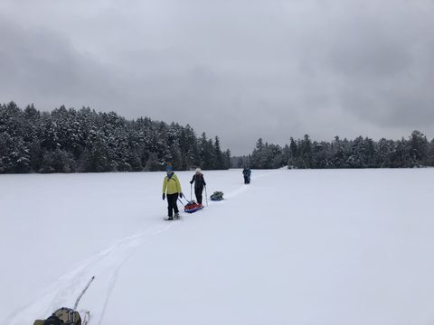 Photo from Minnesing Trail winter camping