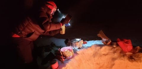 Photo from Minnesing Trail winter camping
