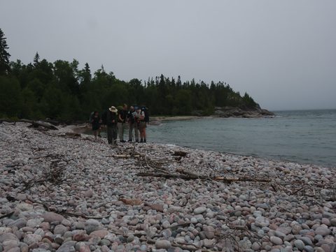 Sometimes we consulted the map. Dino photo