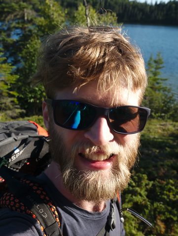 The mountain man, responsible for most of the preceding photos. Dino photo