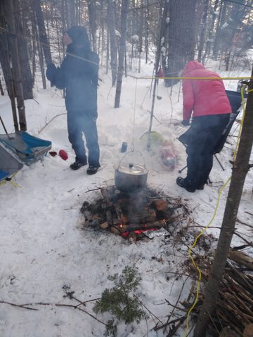 Photo from Mike's Excellent Winter Camping Adventure