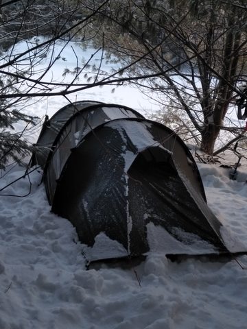 Photo from Mike's Excellent Winter Camping Adventure