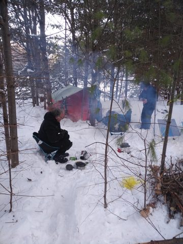 Photo from Mike's Excellent Winter Camping Adventure