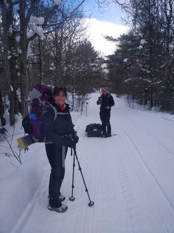 Photo from Mike's Excellent Winter Camping Adventure