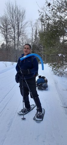 Photo from Mike's Excellent Winter Camping Adventure