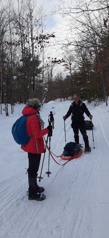 Photo from Mike's Excellent Winter Camping Adventure