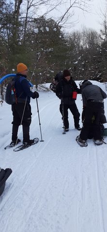 Photo from Mike's Excellent Winter Camping Adventure