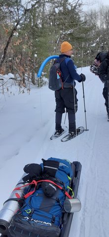 Photo from Mike's Excellent Winter Camping Adventure