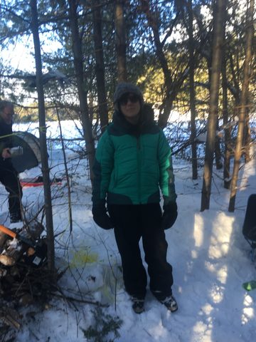 Photo from Mike's Excellent Winter Camping Adventure