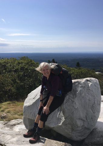 yup - it's breezy at the Peak