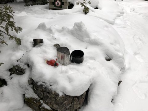 Photo from Beginners Winter Backpacking Course