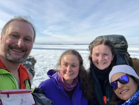 Photo from Beginners Winter Backpacking Course