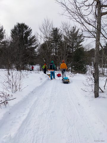 Photo from Queen Elizabeth II Wildlands - 2022 Pulk Pull