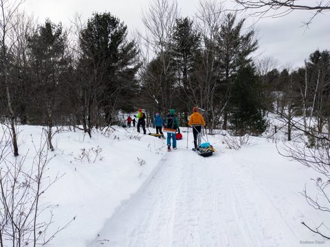 Photo from Queen Elizabeth II Wildlands - 2022 Pulk Pull