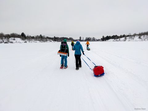 Photo from Queen Elizabeth II Wildlands - 2022 Pulk Pull