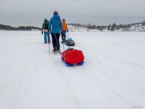 Photo from Queen Elizabeth II Wildlands - 2022 Pulk Pull