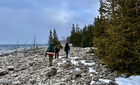 Photo from Snowshoeing Bruce National Park