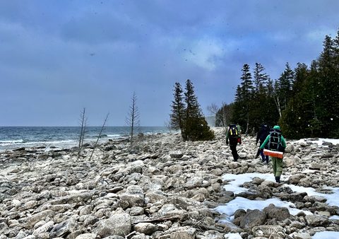 Photo from Snowshoeing Bruce National Park