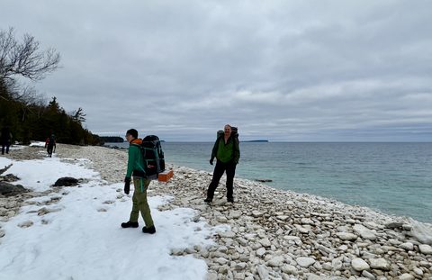 Photo from Snowshoeing Bruce National Park