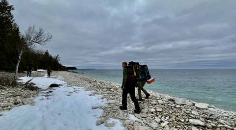 Photo from Snowshoeing Bruce National Park