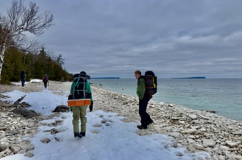Photo from Snowshoeing Bruce National Park