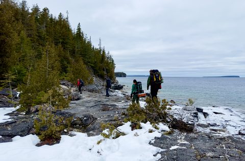 Photo from Snowshoeing Bruce National Park