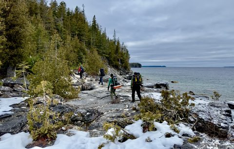 Photo from Snowshoeing Bruce National Park
