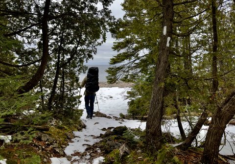 Photo from Snowshoeing Bruce National Park