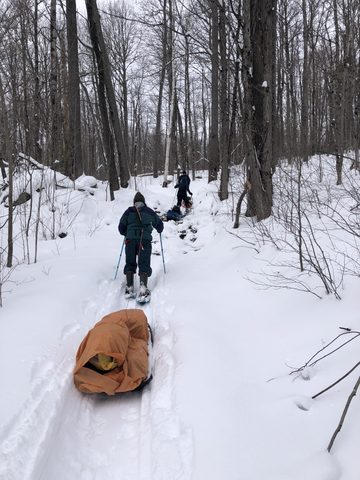 Photo from Queen Elizabeth II Wildlands - 2022 Pulk Pull