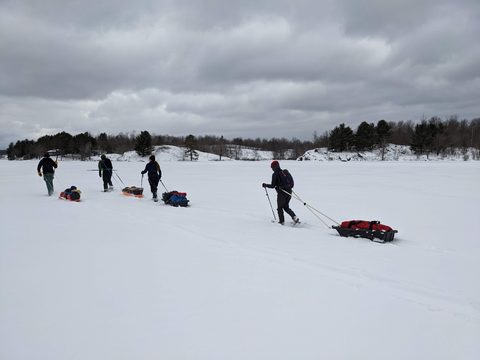 Photo from Queen Elizabeth II Wildlands - 2022 Pulk Pull