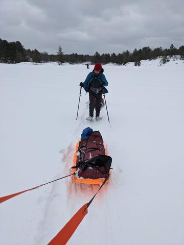 Photo from Queen Elizabeth II Wildlands - 2022 Pulk Pull