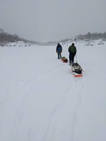 Photo from Queen Elizabeth II Wildlands - 2022 Pulk Pull