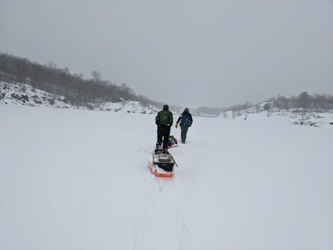 Photo from Queen Elizabeth II Wildlands - 2022 Pulk Pull