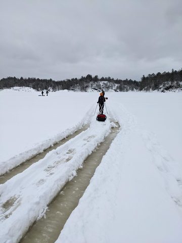 Photo from Queen Elizabeth II Wildlands - 2022 Pulk Pull