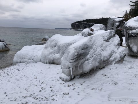 Photo from Beginners Winter Backpacking Course