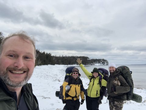 Photo from Beginners Winter Backpacking Course