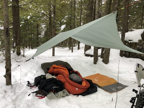 Photo from Beginners Winter Backpacking Course