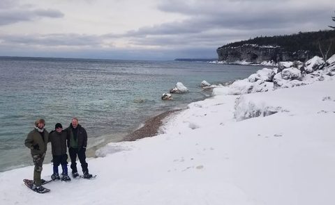 Photo from Beginners Winter Backpacking Course