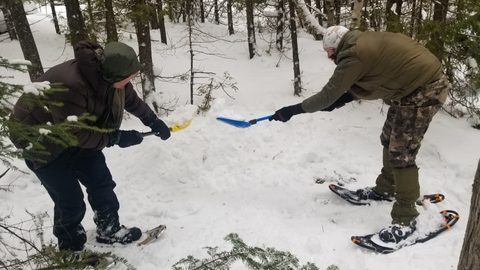 Photo from Beginners Winter Backpacking Course