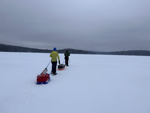 Photo from Minnesing Trail: 3 days of winter camping