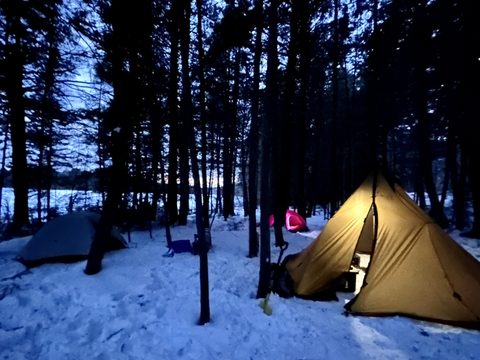 Photo from Minnesing Trail: 3 days of winter camping