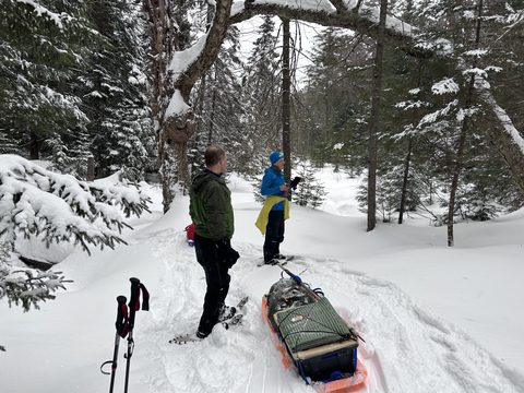 Photo from Minnesing Trail: 3 days of winter camping