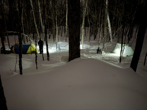 Photo from Beginners Winter Backpacking Course
