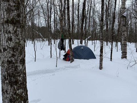 Photo from Beginners Winter Backpacking Course