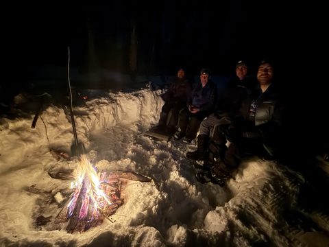 Photo from Beginners Winter Backpacking Course