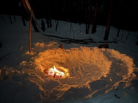 Photo from Beginners Winter Backpacking Course