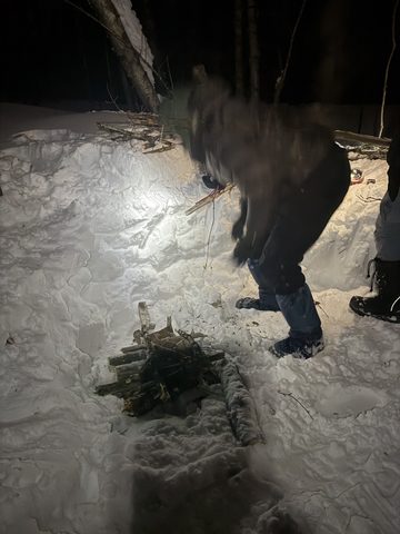 Photo from Beginners Winter Backpacking Course