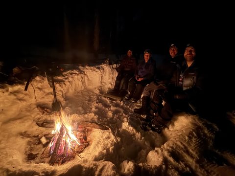 Photo from Beginners Winter Backpacking Course