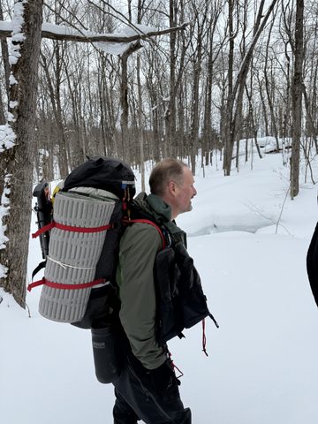 Photo from Beginners Winter Backpacking Course
