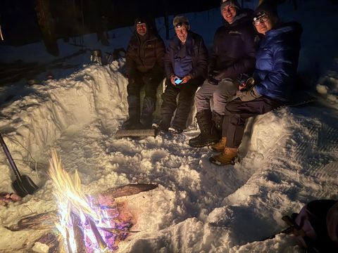 Photo from Beginners Winter Backpacking Course